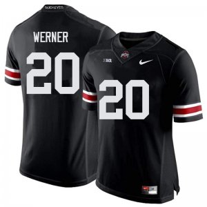 Men's Ohio State Buckeyes #20 Pete Werner Black Nike NCAA College Football Jersey Restock BCN7744VL